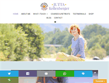 Tablet Screenshot of juttakellenberger.com